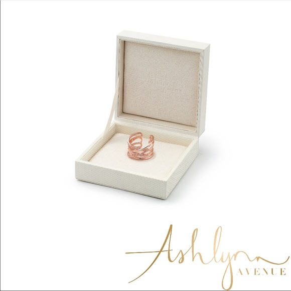 COPY - 18K Rose-Gold Plated Tiered Wrap Ring 0.45… - Picture 3 of 6